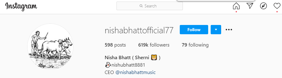 Nisha Bhatt Wiki, Age, Family, Boyfriend, Photos, Songs & More 2 Nisha-Bhatt-Instagram