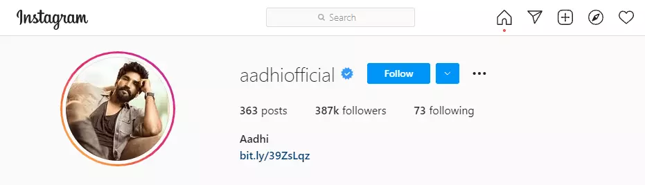 Actor-Aadhi-official-Instagram