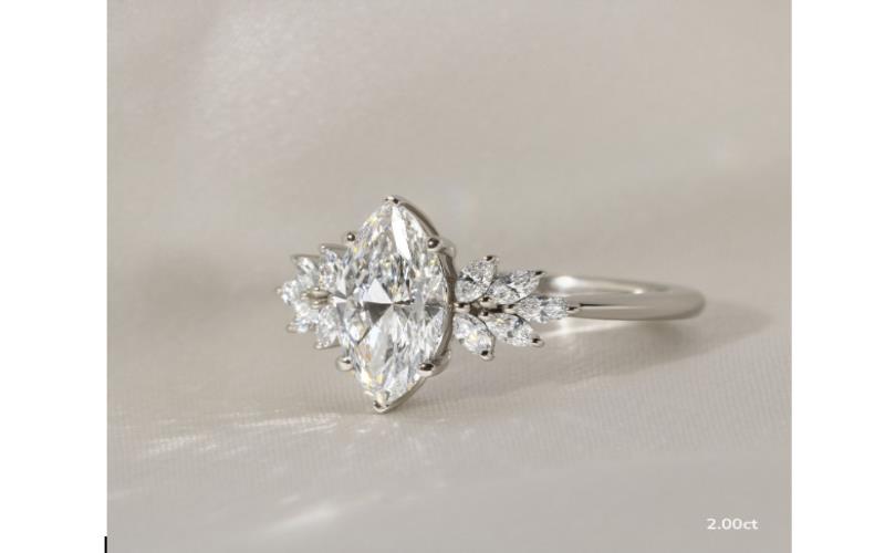 Thin Banded Diamond Engagement Rings of Marquise. Thin Banded Diamond Engagement Rings of Marquise